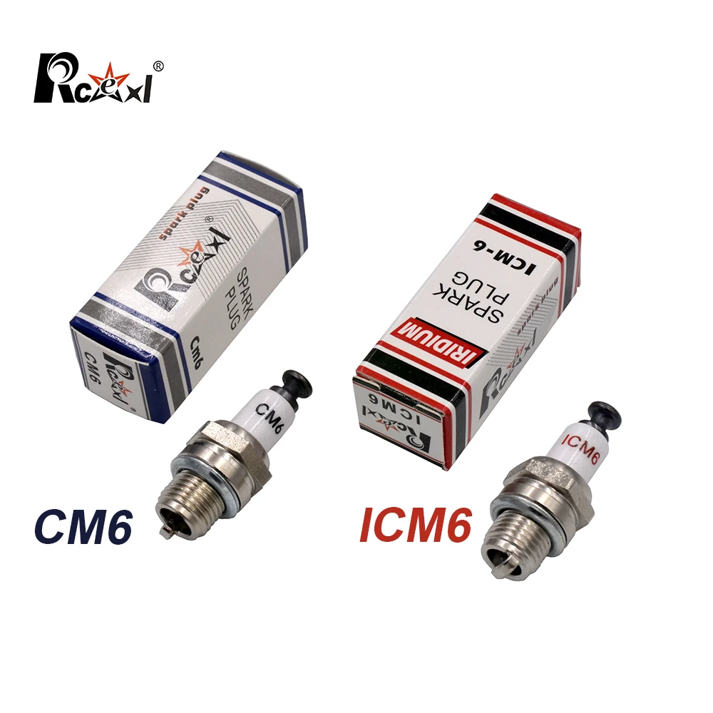 1 шт. Свеча зажигания Rcexl ICM6 CM6 10mm Iridium для газового двигателя