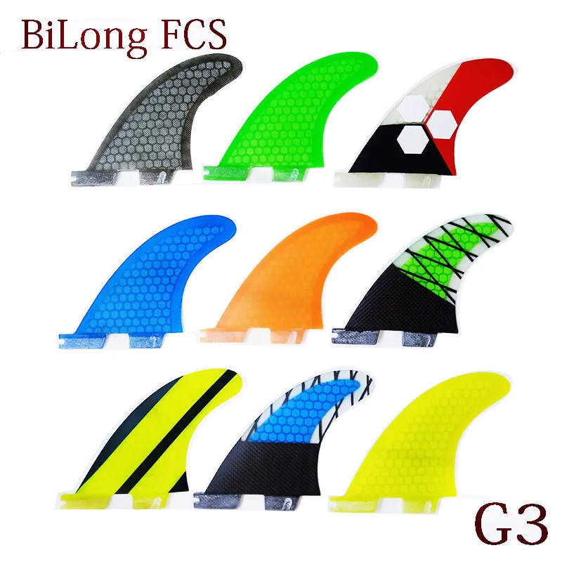 Новые плавники для серфинга набор из 3 предметов BiLong FCS ii box размер - Цена: 2245.25
