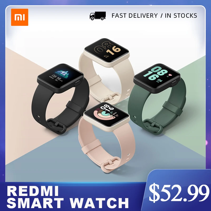Xiaomi Mi часы Lite Смарт устройство для отслеживания сердцебиения во время сна