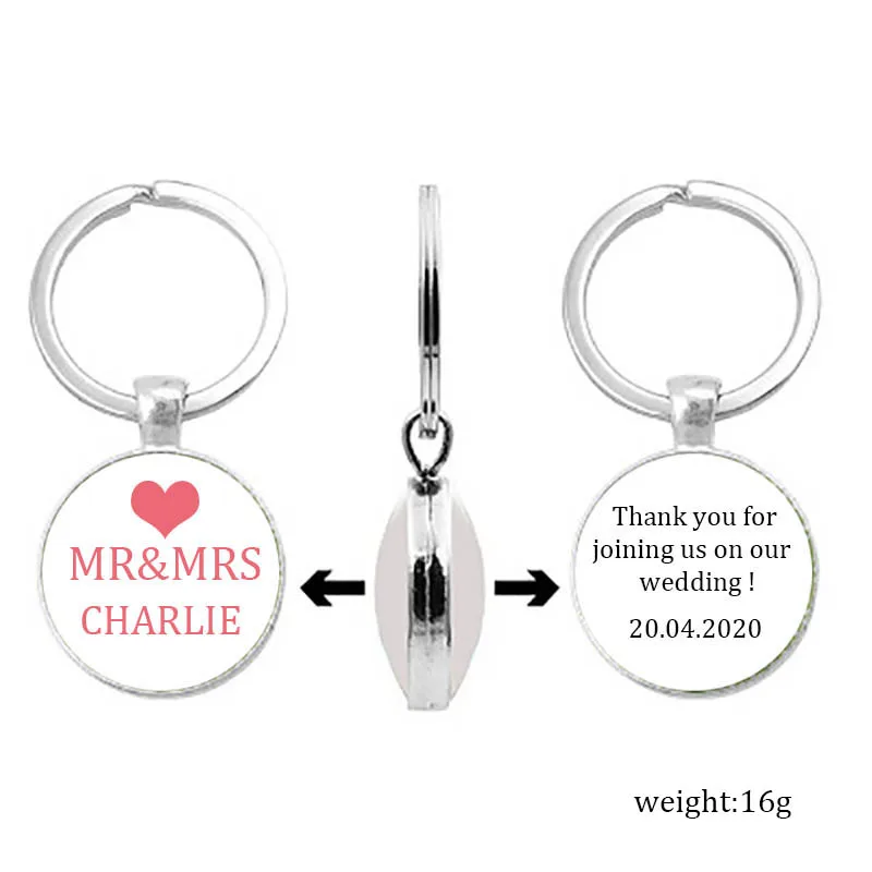 Брелок из сплава и стекла с индивидуальным логотипом подарок для гостей на день