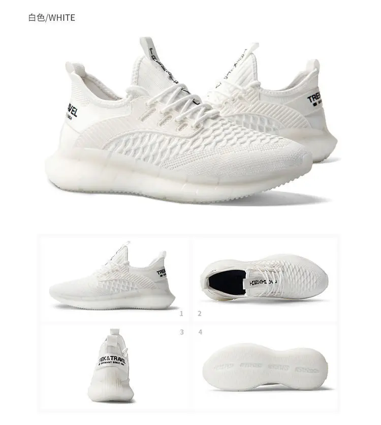 

2020 Men Casual Shoes Men Slip On Sock Breathable Lightweight Sneakers Walking Jogging Running Tennis Male Adult