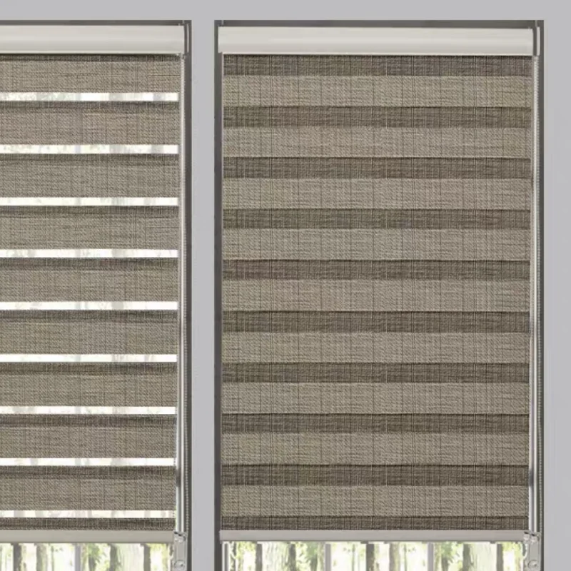 Бесплатная доставка Зебра жалюзи двухслойные рулонные для окон сделанные