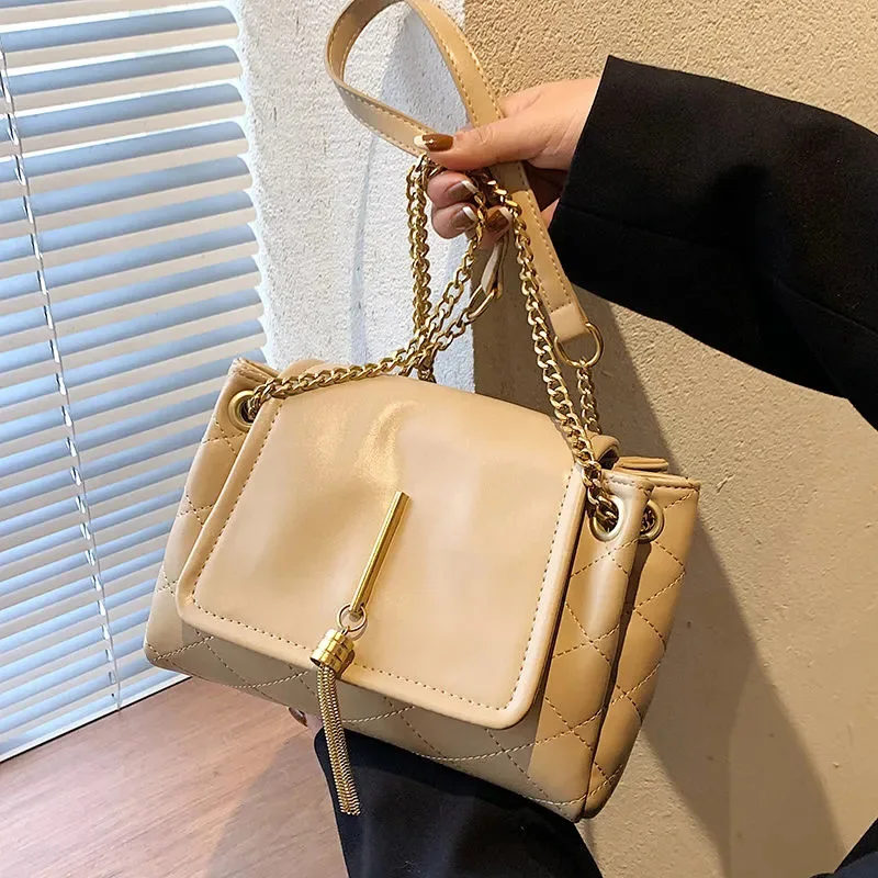 Женская сумка через плечо из искусственной кожи большой емкости модная женская с