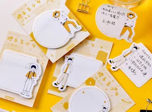 Счастливый детский липкий блокнот для заметок (1 упаковка)