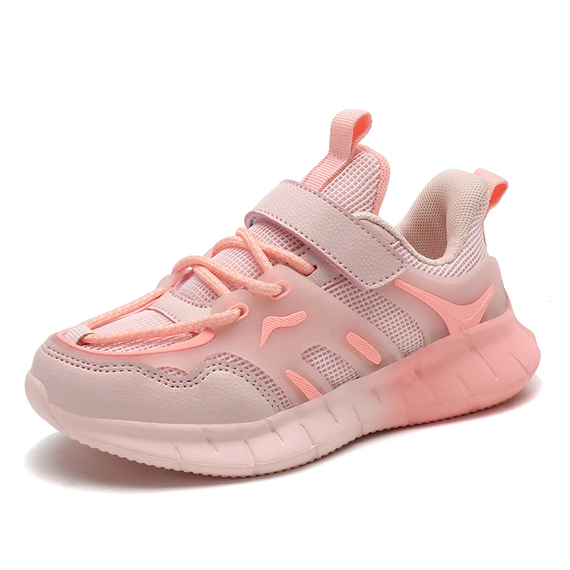 

Sport Children Casual Shoes For Girls Sneakers Boys Shoes Kids Sneakers Breathable Mesh Running Footwear Fashion Rubber Pink
