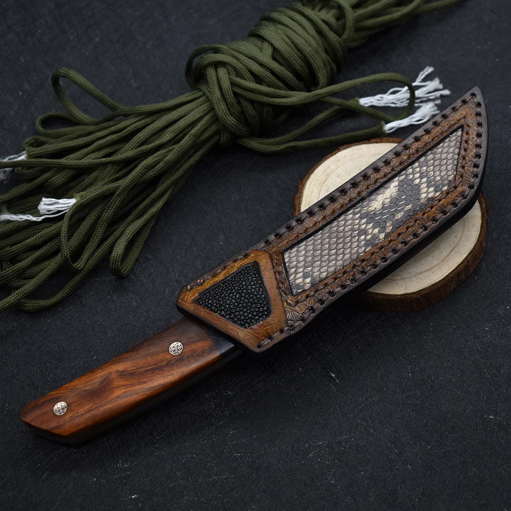 

New M390 blade knife tactical sharp fixed knife survival knife outdoor camping survival rescue high hardness self-defense EDC