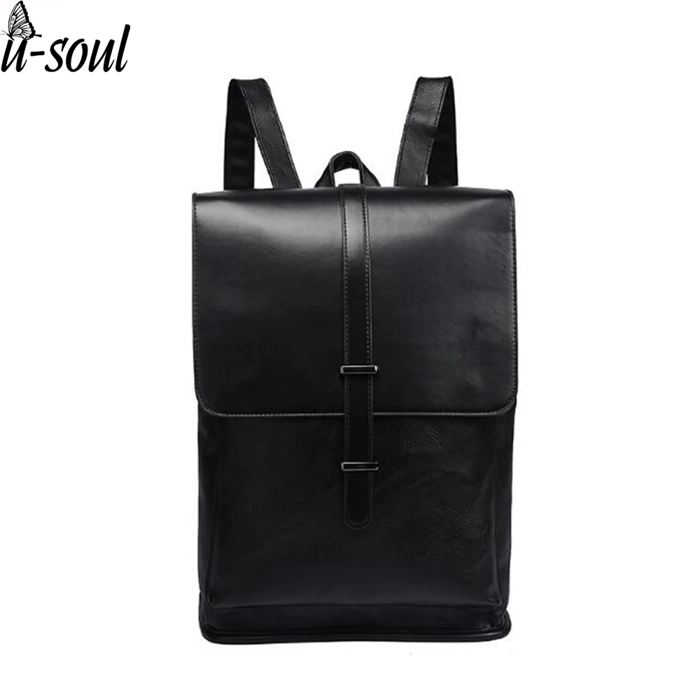 Винтажный рюкзак из искусственной кожи для мужчин и женщин роскошные деловые