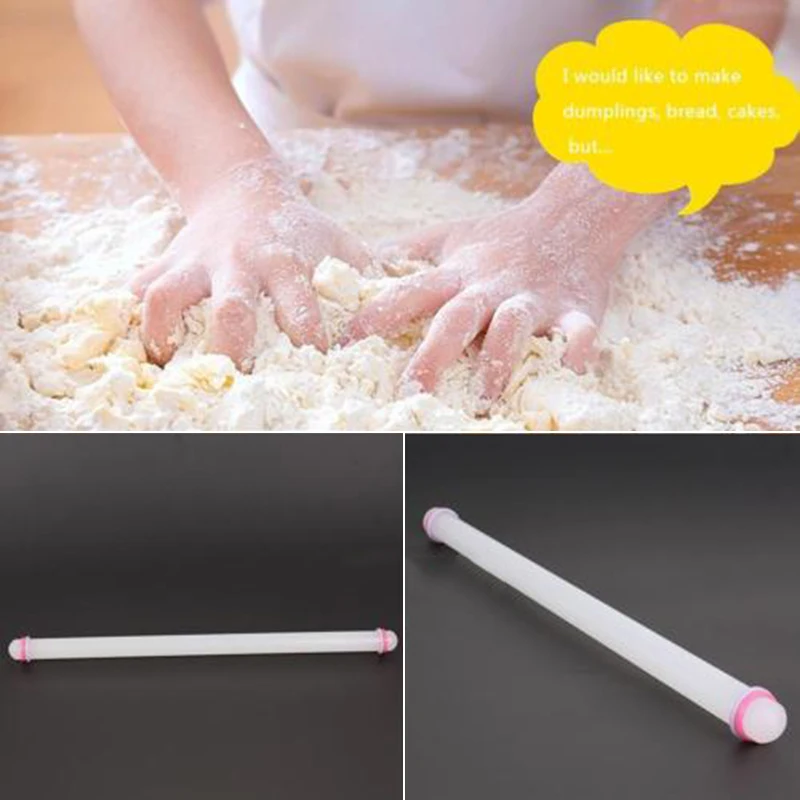

Rolling Pin Fondant Cake Roller Bakeware Tools Decorating Pastry Tools Cup Non-stick Rolling Pin Kitchen Baking Tool Accessories