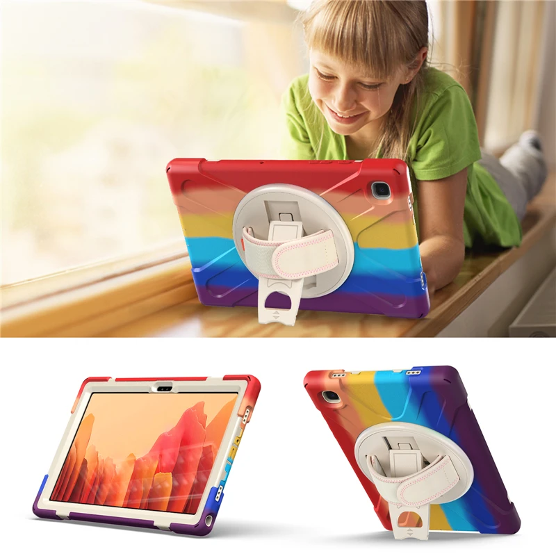 

Samsung Galaxy Tab A7 Case 2020 SM-T500/T505/T507 with Screen Protector for Kids Full Body Shockproof Cover for 10.4 Inch Tab A7