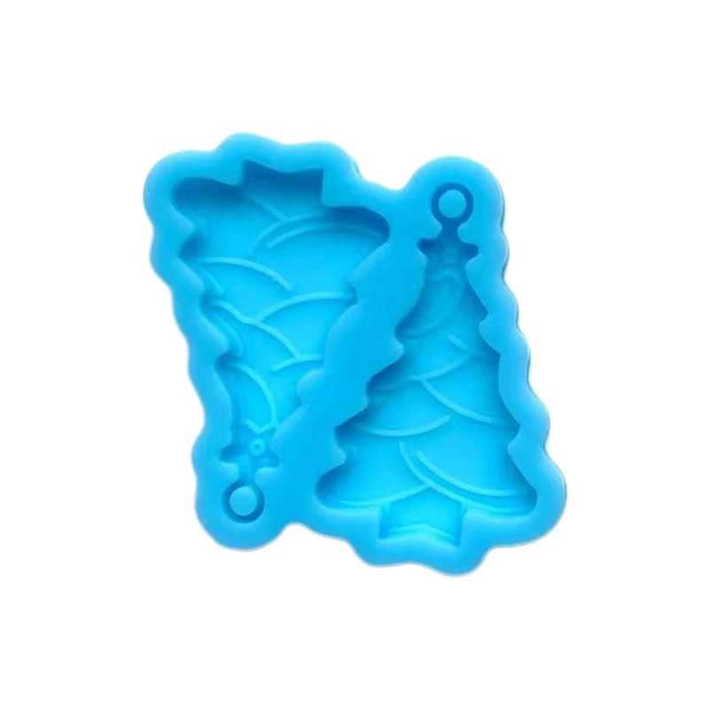 Christmas Series DIY Epoxy Resin Mold Xmas Tree Snowman Gloves Hat Casting Silicone Mould for Earring Making Decorative | Украшения и