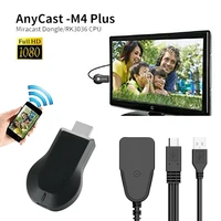 anycast m4 plus 1080p wireless hd portable tv stick adapter wifi media display receiver dongle chromecast for projector tablets