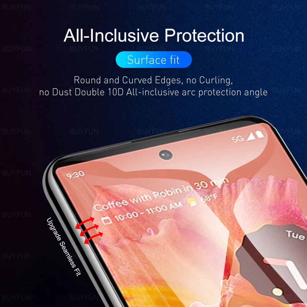6in1 hydrogel film for google pixel 6 pro full cover front soft film for google pixel 6 pixel6 pro camera lens screen protector free global shipping