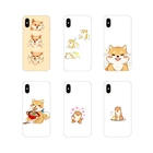 Чехлы для телефонов Xiaomi Mi4 Mi5 Mi5S Mi6 Mi A1 A2 A3 5X 6X 8 CC 9 T Lite SE Pro, аксессуары в виде животных, Шиба-ину