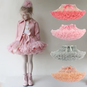2021 energetic new girls ballet skirt ballet skirt fluffy childrens ballet skirt party dance princess girl tulle dress