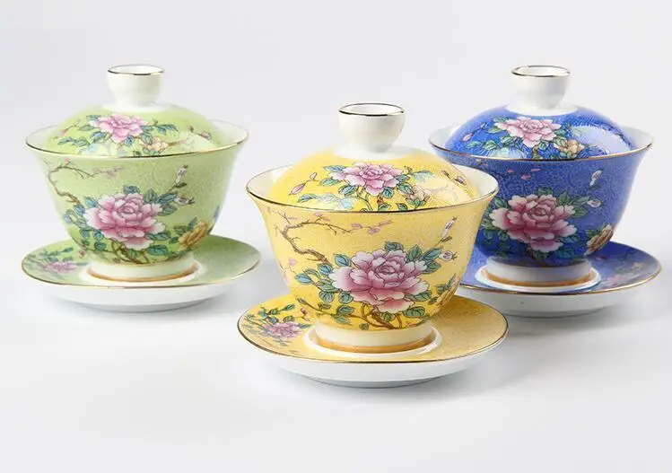 Китай Цзиндэчжэнь керамическая чаша чайник ручная роспись цветок чашка Размер