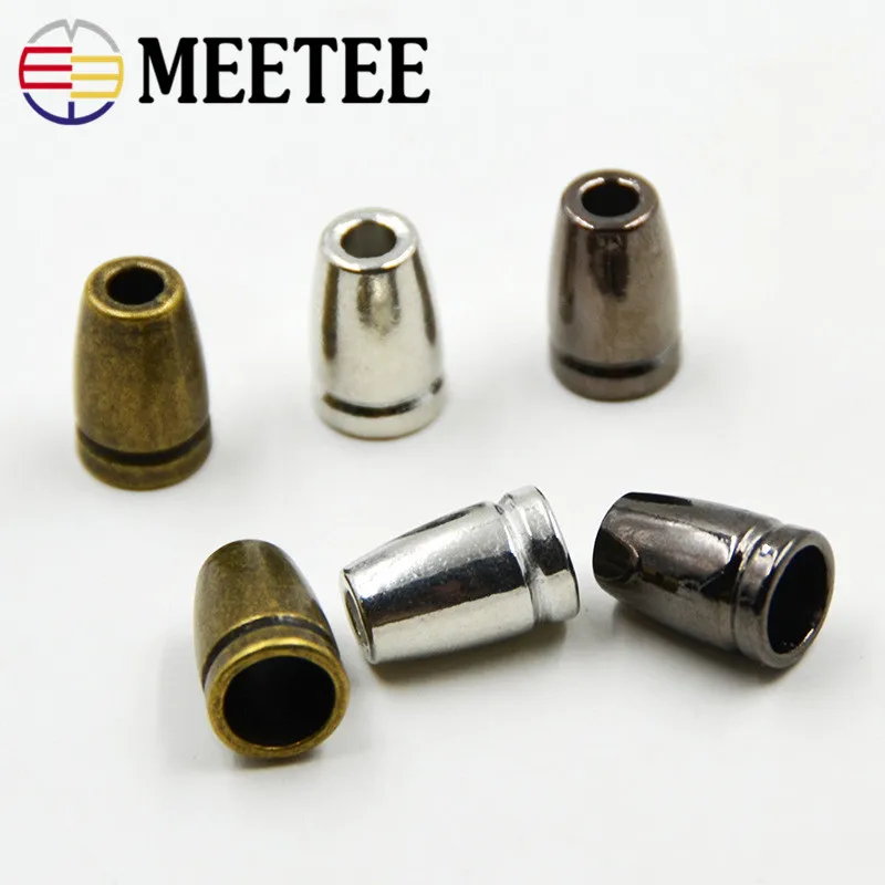 Meetee 20 шт. металлический сплав колокольчик фиксатор висячий веревка застежка DIY