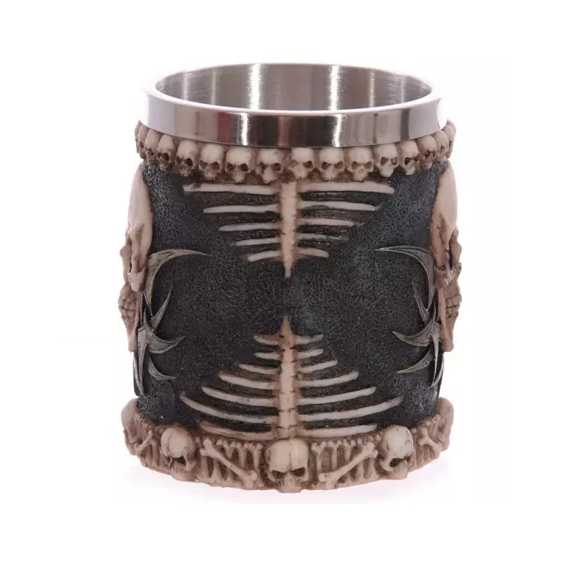 

Halloween Creative British Windy Face Skull Mug 3D Stereo Horror Ghost head Water Cup Coffee