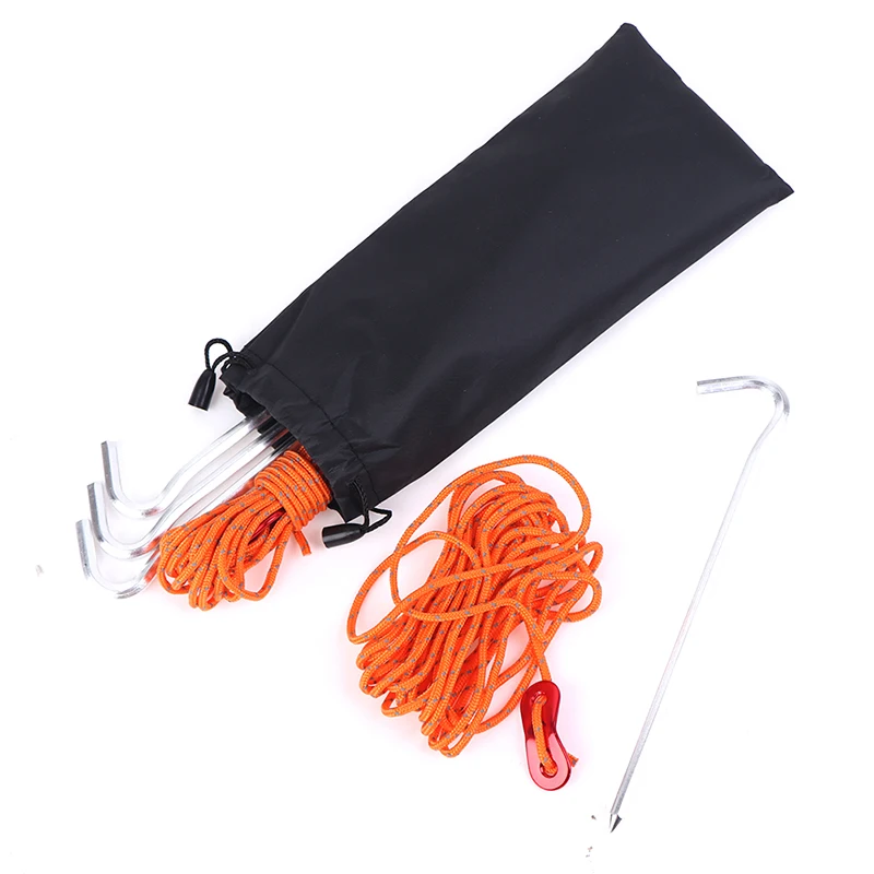 

Палатка для кемпинга на открытом воздухе, ворс, отражающие полосы, регулирупосылка, алюминиевый сплав, кабельный регулятор, набор для кемпи...