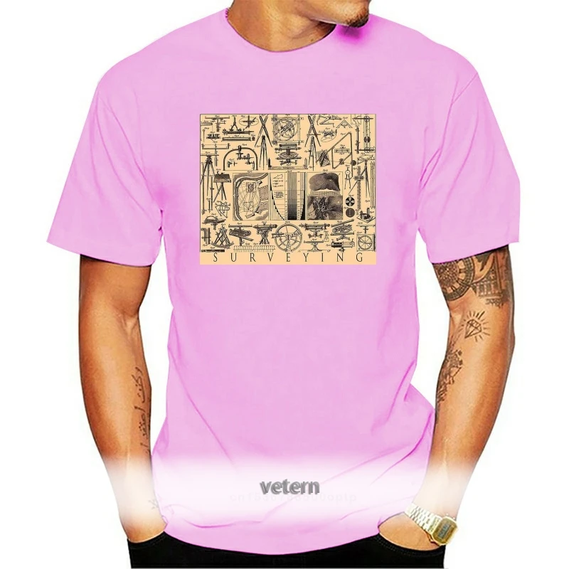 

Surveying Instruments Equipment T-Shirt All Sizes Styles NWT