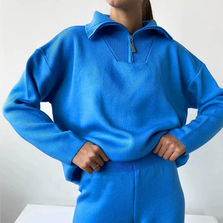 

Женский однотонный вязаный кардиган с лацканами, Осень-зима