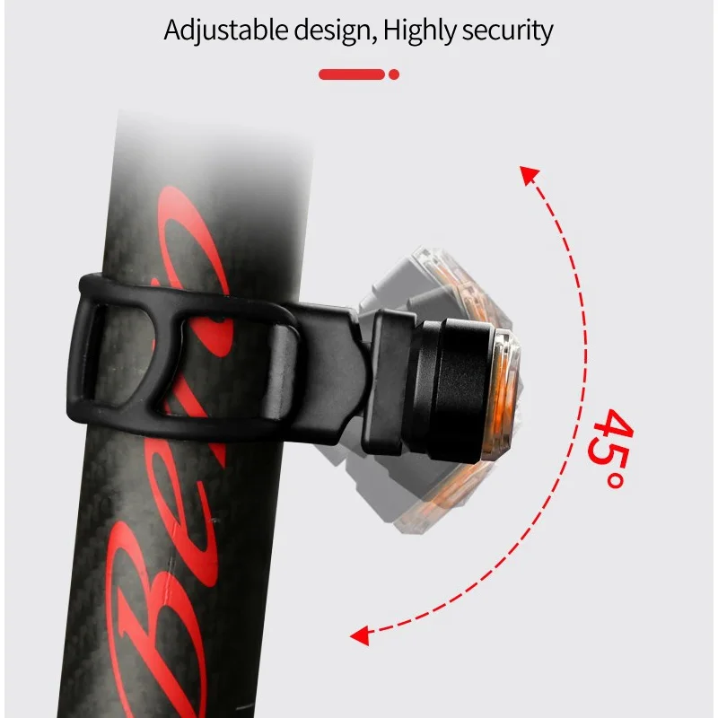 Bike Light Remote Turn Signal Bicycle Tail for USB Rechargeable Rear LED Safety Warning Lantern | Спорт и развлечения