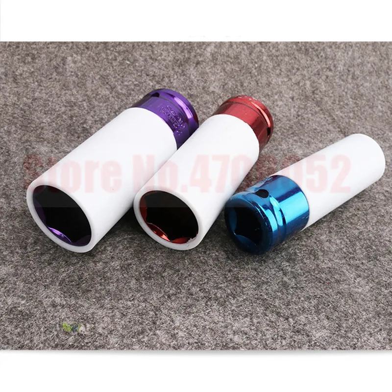 3 шт тонкостенный сплав колеса гайка гнездо глубокого удара набор гнезда 17 мм 19 21