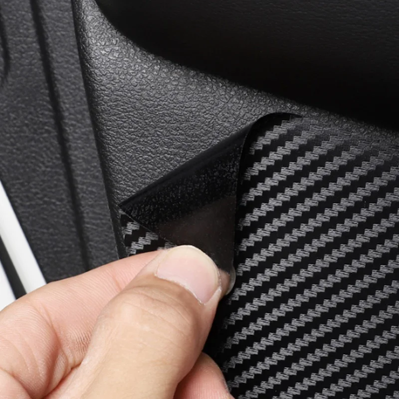 Pcmos интерьер центральная консоль углеродное волокно литье Наклейка Наклейки для