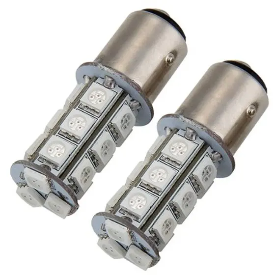2x1157 SMD 5050 18 крассветодиодный Светодиодная лампа для стоп-сигнала заднего хода |