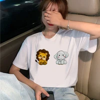 cute lion printedt shirts women fashion graphic tees fashion women tops funny vintage casual female tshirt streetclothing