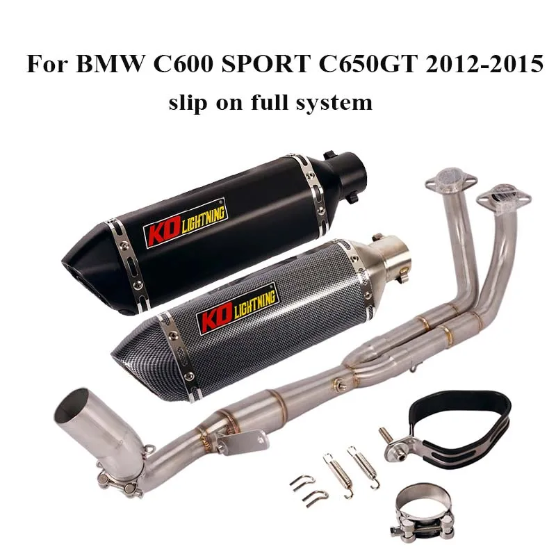 

Выхлопная система мотоцикла, глушитель, выхлопной коллектор, соединительная трубка, выхлопная труба для BMW C600 SPORT C650GT 2012-2015