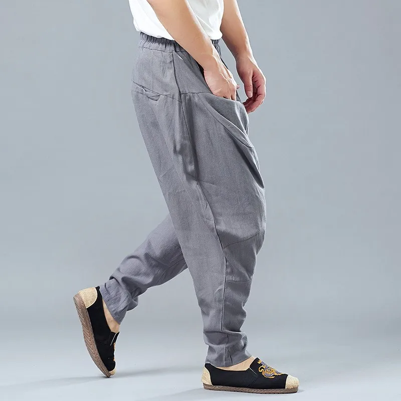 Весна 2020 свободные шаровары в стиле хип хоп Мужские штаны для бега винтажные