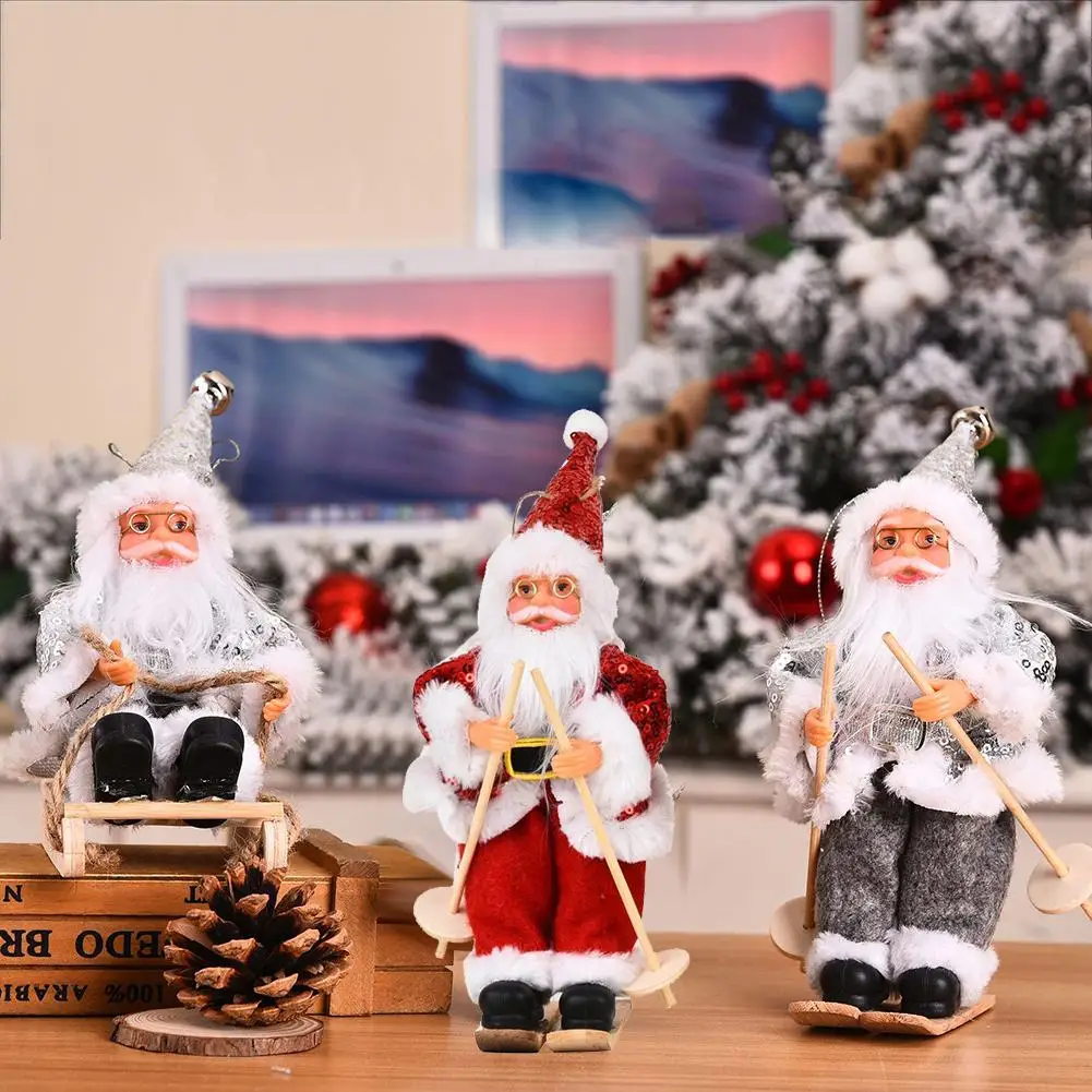 2020 NEW Christmas Santa Claus Doll Decorative Ornament for Home Decoration|Кулоны и подвески| |