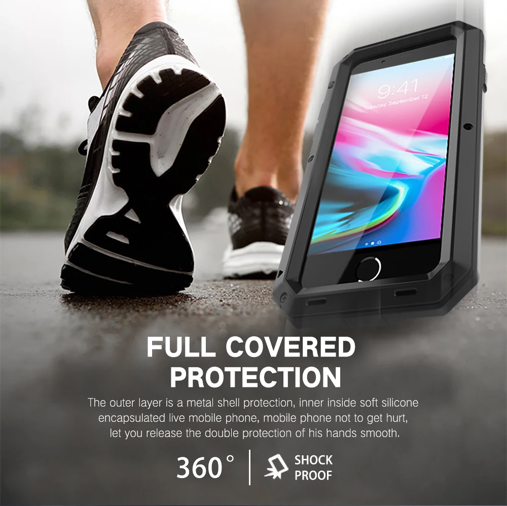 armor heavy duty protection phone case for iphone 13 12 11 pro x xs max xr 6 6s 7 8 plus se 13 12 mini 360 metal tank full cover free global shipping
