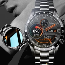 LIGE Bluetooth Phone Answer Call Smart Watch Men Full Touch Dial Call Fitness Tracker IP67 Waterproof Sport Smartwatch For Men