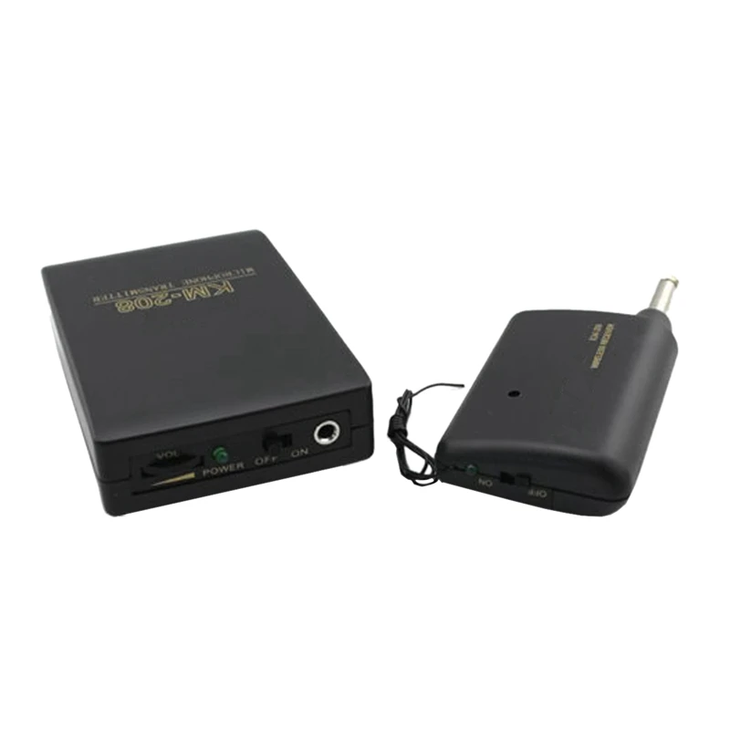 Wireless microphone Collar Clip-On Portable Lavalier Neck Mic System with FM Transmitter Receiver Lapel Clip | Электроника