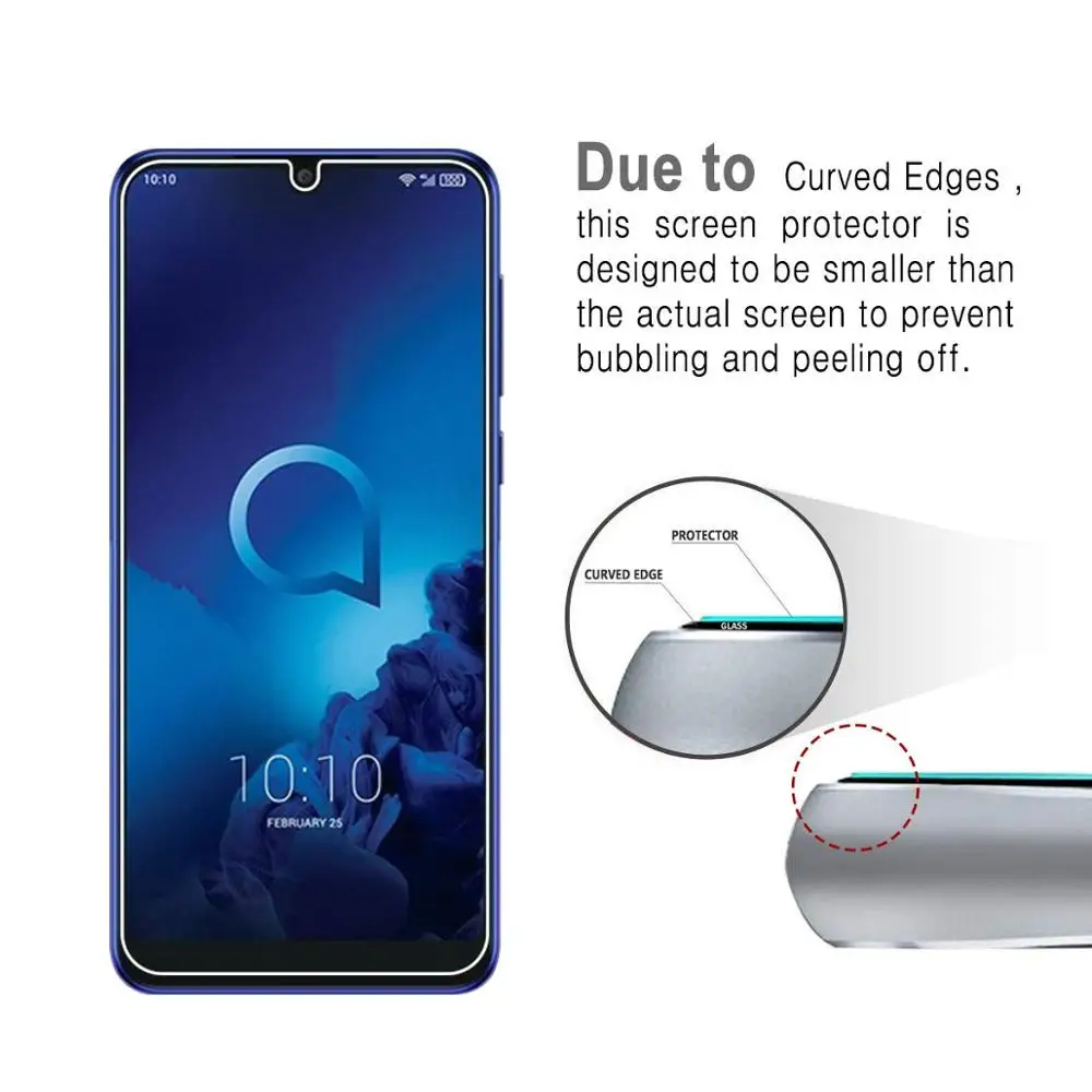 Защитная пленка для Alcatel 1 V 2019 5 &quot закаленное стекло | Мобильные телефоны и