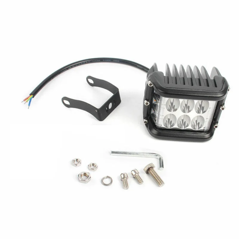 

Shooter Work Light Side Strobe 4\\\" White & Amber Work Aluminum Alloy Cube Enegry Saving