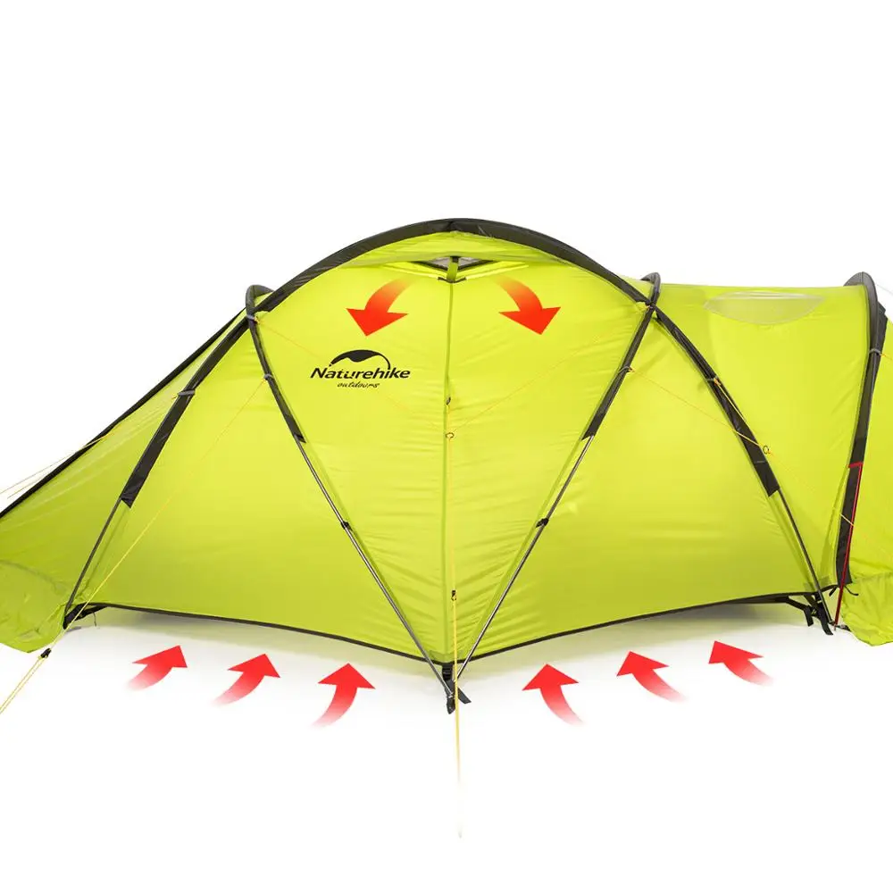 Naturehike Lgloo 2 тент двойной местный альпийский тент Сверхлегкий низкотемпературный тканевый тент Кемпинг альпинистский тент