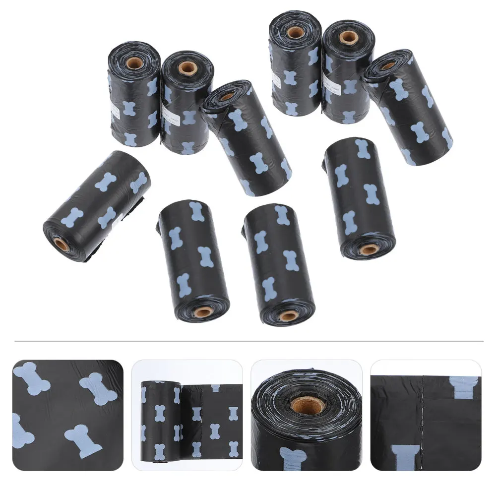 10 рулонов мешок для сбора отходов домашних животных выгула собак корма
