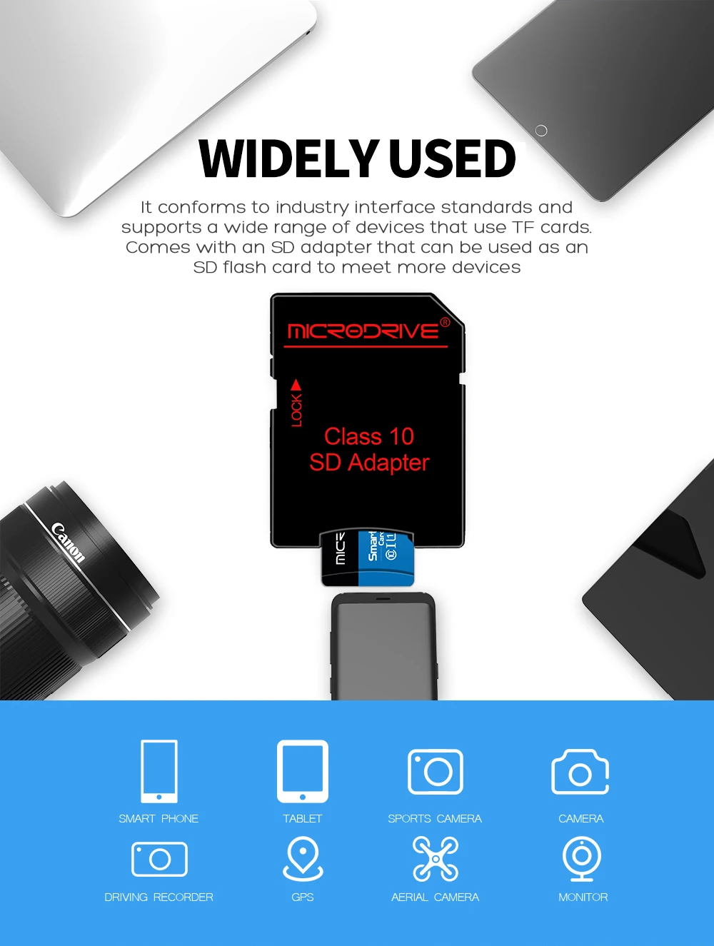 Карта памяти micro sd Tarjeta, класс 10, 8 ГБ, 16 ГБ, 32 ГБ, 64 ГБ, 128 ГБ, карта micro sd cartao de memoria flash, usb TF карта+ адаптер