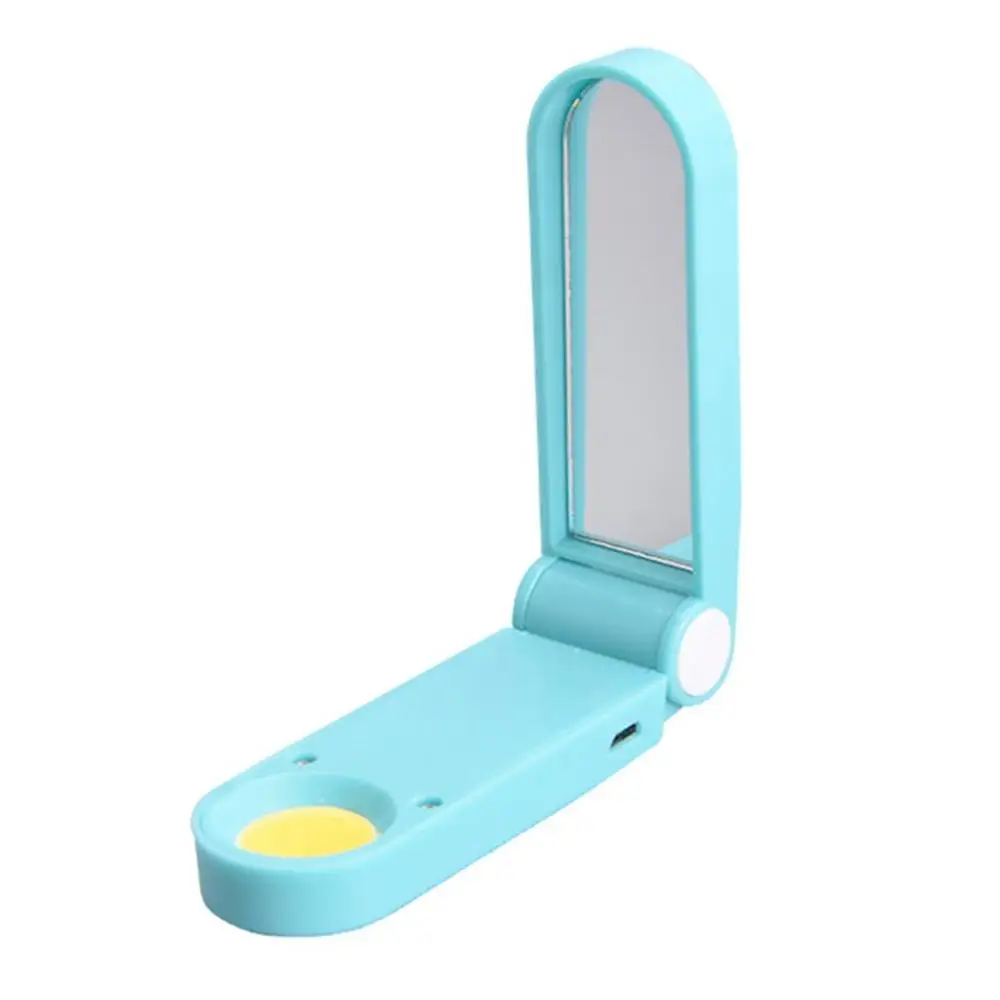 Портативное карманное мини зеркало для макияжа квадратное складное с