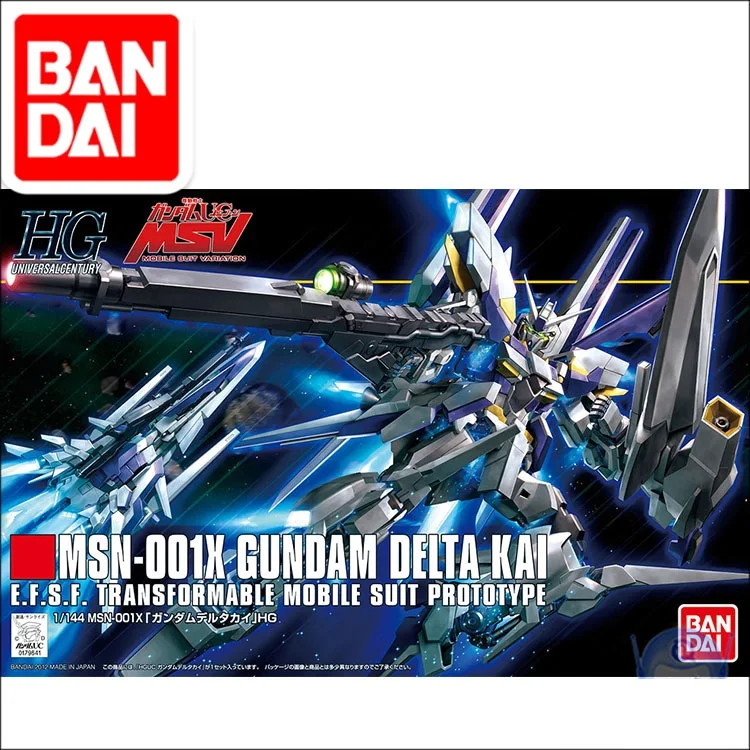 Оригинальная модель HG 1/144 Gundam Φ DELTA KAI GUNDAM японская робота мобильный костюм