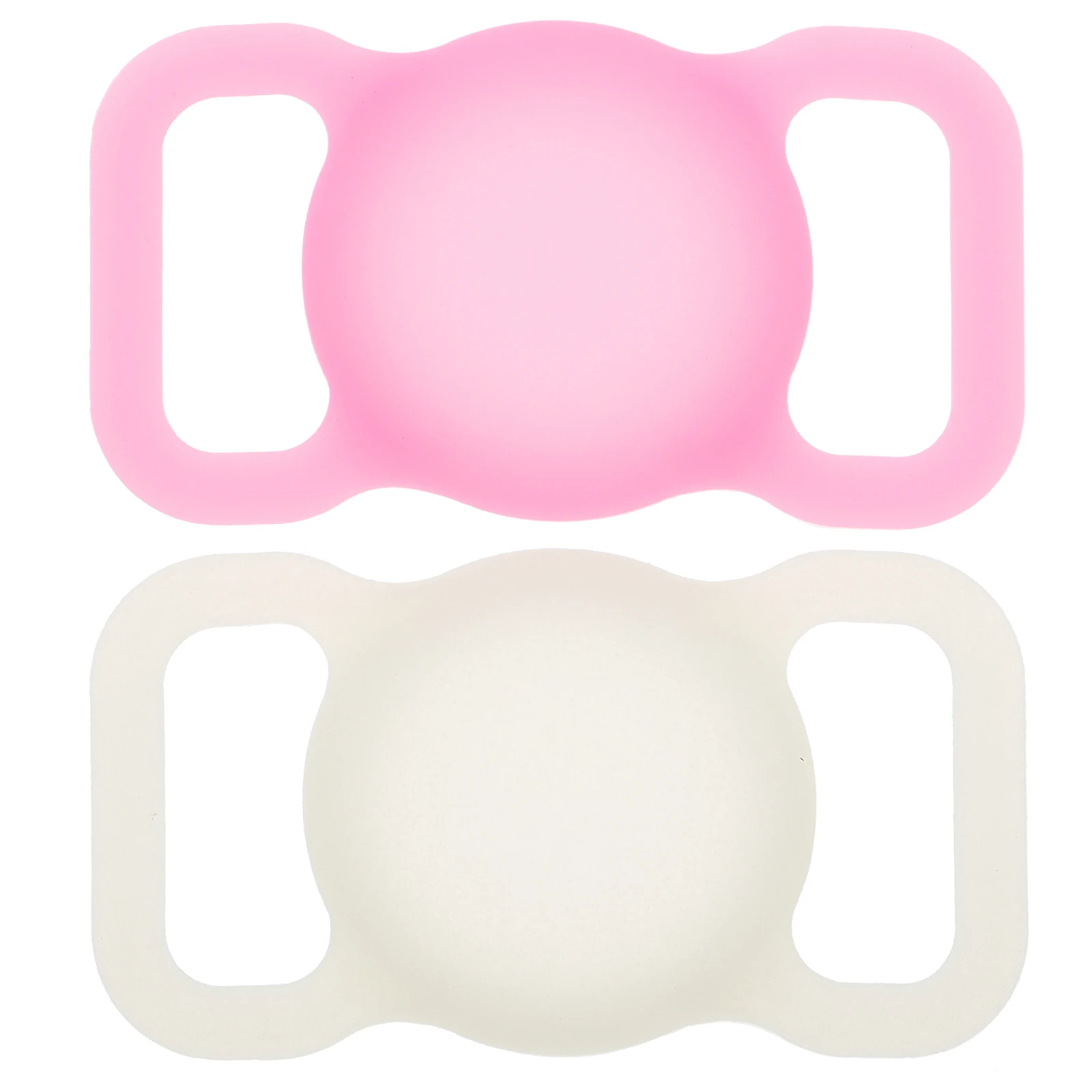 

2Pcs Protective Cases Light Locator Protector Buckles Pet Collar Decor Pet Supplies