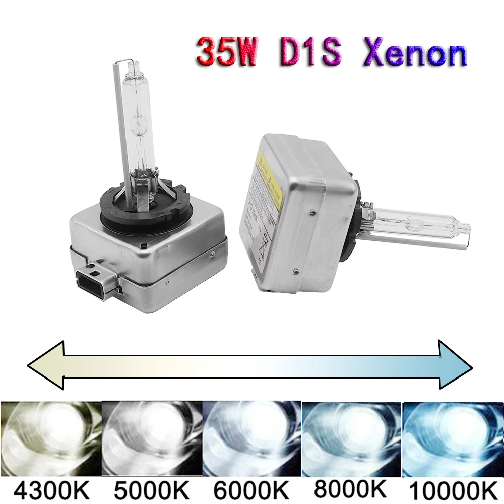 2PCS Xenon D1S Headlight HID Car Light Bulbs Xeon D1S 12V 35W 4300K 5000K 6000K 8000K 10000K Headlamps For BMW KIA NISSAN VOLVO