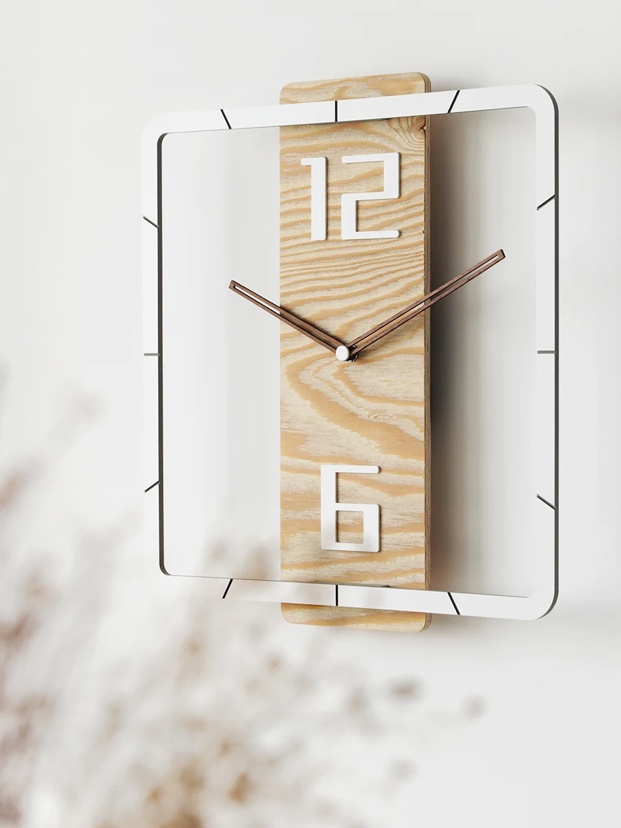 

Abstract Creativity Wooden Wall Clocks Nordic Modern Mute Luxury Wall Clocks Simple Reloj Pared Home Fashion Products EK50bgz