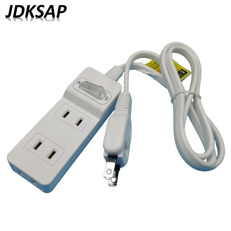 Электрическая розетка 1 в 2 японская домашняя три плоская вилка Электромобиль