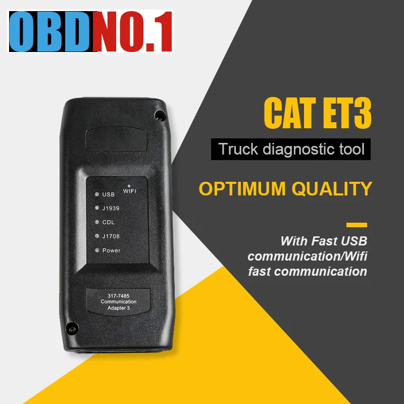 2108 ForCAT ET3 адаптер Wifi/USB версия III 317-7485 2015a CAT truck диагностический инструмент CAT III