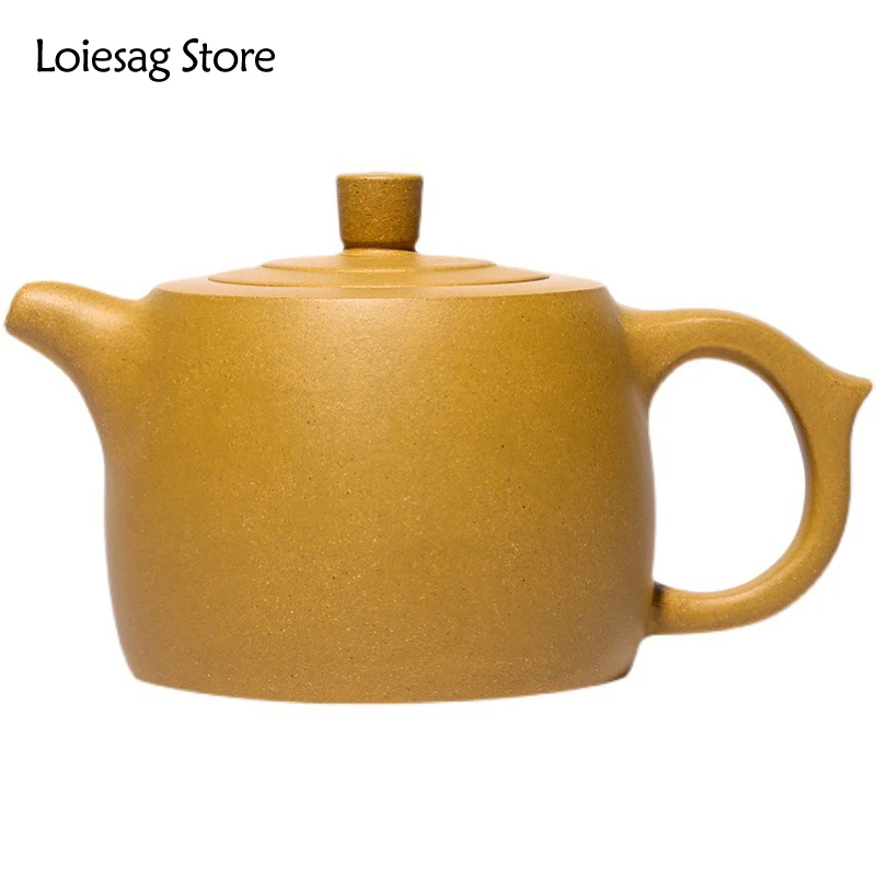 

Loiesag Yixing Raw Ore Old Duan Mud Purple Sand Tea Pot Famous Handmade Seven Holes Effluent Zisha Teapots Beauty Health Pots