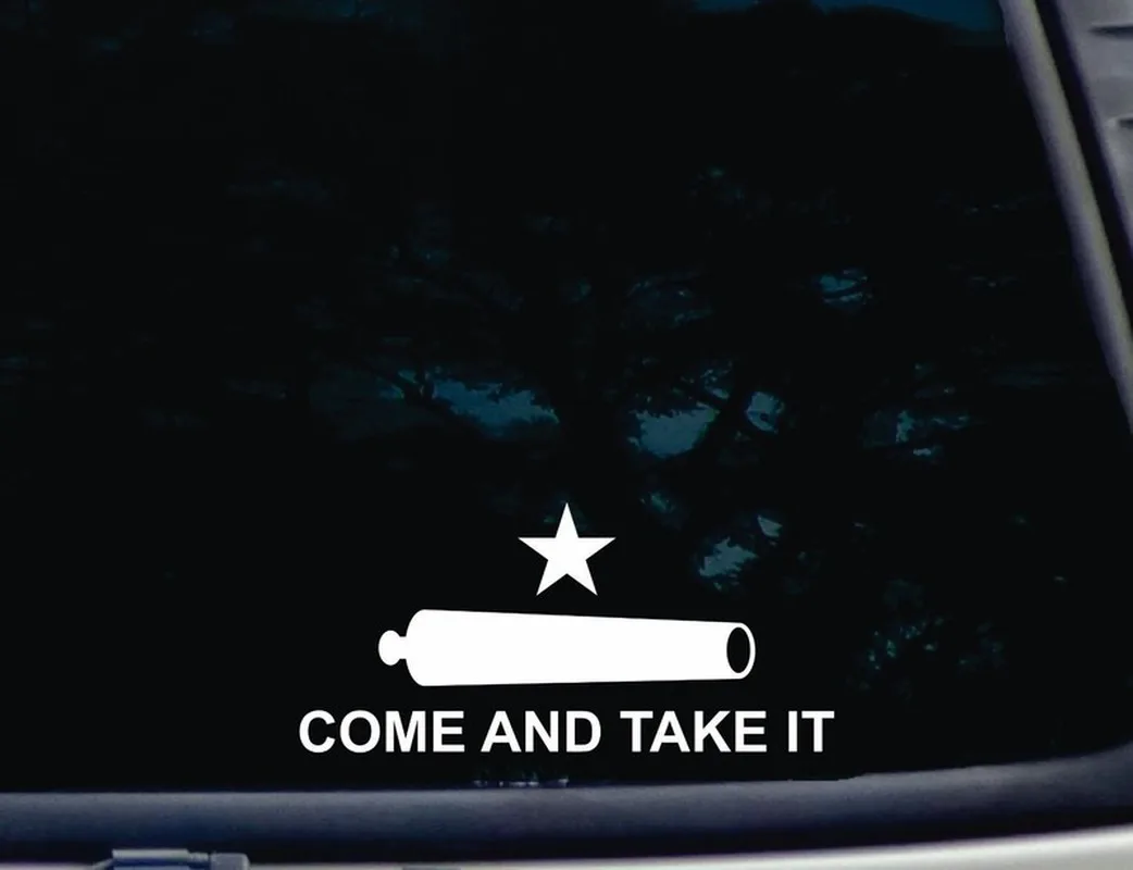 7 &quot* 3 5&quot Come and Take It флаг забавные виниловые наклейки в виде Фотообоев c