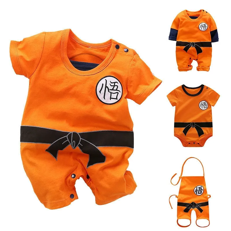 

Anime Baby Rompers Newborn Baby Boys Clothes SON GOKU Toddler Jumpsuit Bebes Halloween Costumes For Baby Boy Girl Clothing